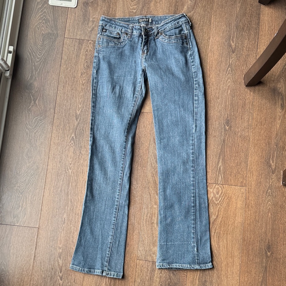 Moto Women's Blue Boot Cut Jeans